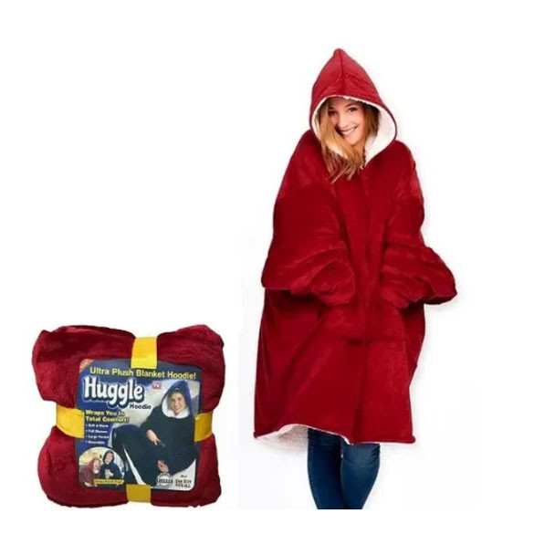 Толстовка плед флісова, Толстовка плед чоловіча, Рукоплед з рукавами, Snuggie з рукавами MH-15 Львів - фото 8