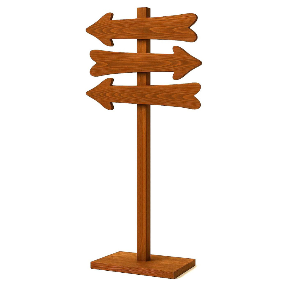 Підлогова стрілка-покажчик "Салатес" охра Миколаїв - фото 1