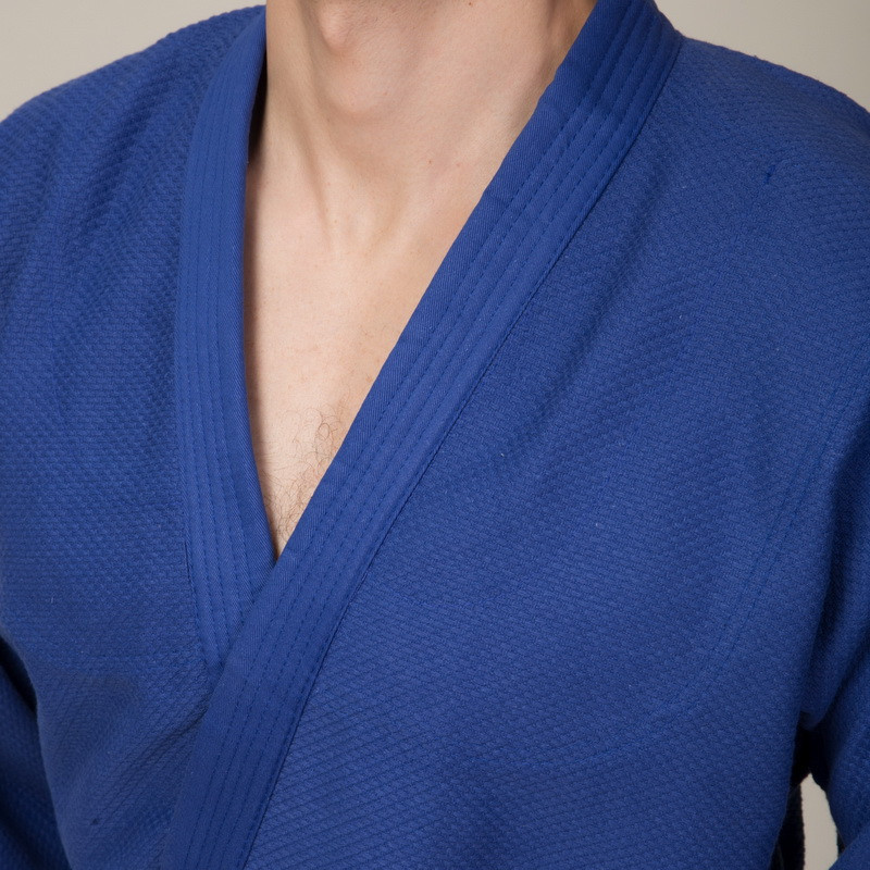 Кимоно для дзюдо синее MATSA MA-0015 (рост 130-200см) Вишнёвое - изображение 4