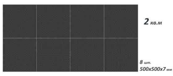 Комплект захисного покриття з резини під лавку штангу гантелі 1х2 м Спортивні покриття Київ