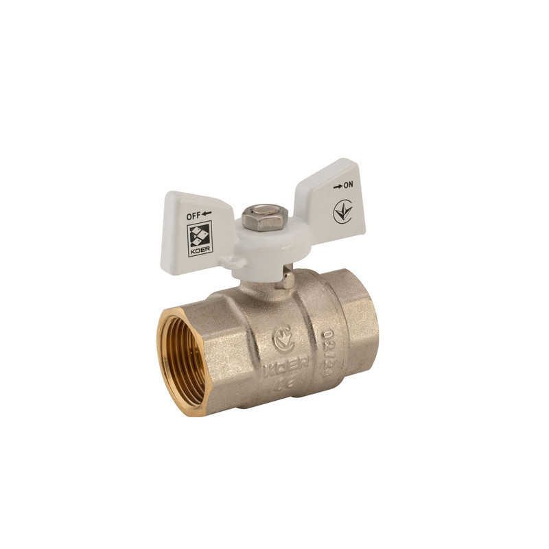 Кран кульовий Koer 3/4" ГГМ (KR.217.W) білий (KR0179)   ( 23024 ) Харків - фото 3