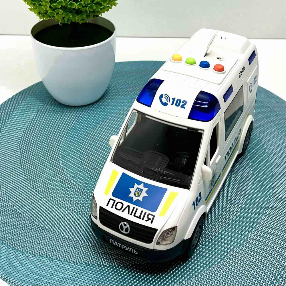 Машина Поліцейська АвтоЕксперт відкриваються двері звук пісні інерція Біла (69609) Чернигов - изображение 7