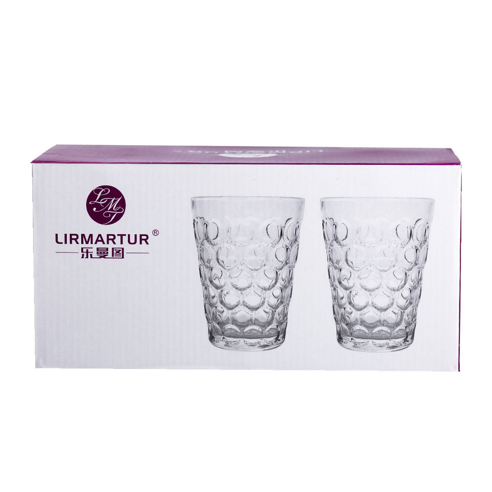 Набір скляних склянок 6 шт. 400 мл для лимонадів, соку, води, коктейлів HP-YH-9 Коломия - фото 2