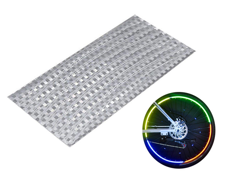 Світловідбивні наклейки на колесо велосипеда Feel Fit сірі Бровари - фото 1