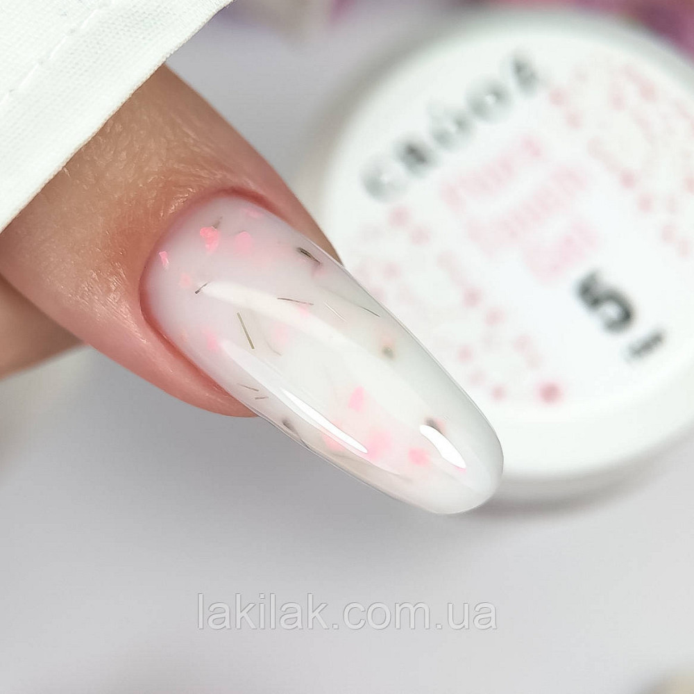Гель для нарощення нігтів Crooz Flora Touch Gel 05 (з сухоцвітами) 15мл Херсон - фото 1