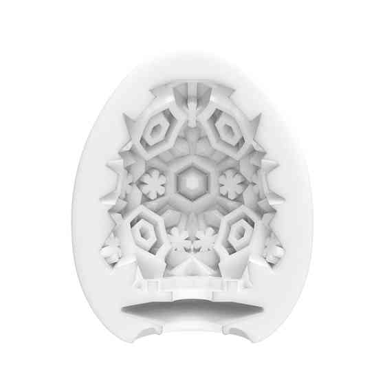 Мастурбатор-яйце Tenga Egg Snow Crystal з охолоджувальним лубрикантом Sex Aura Київ