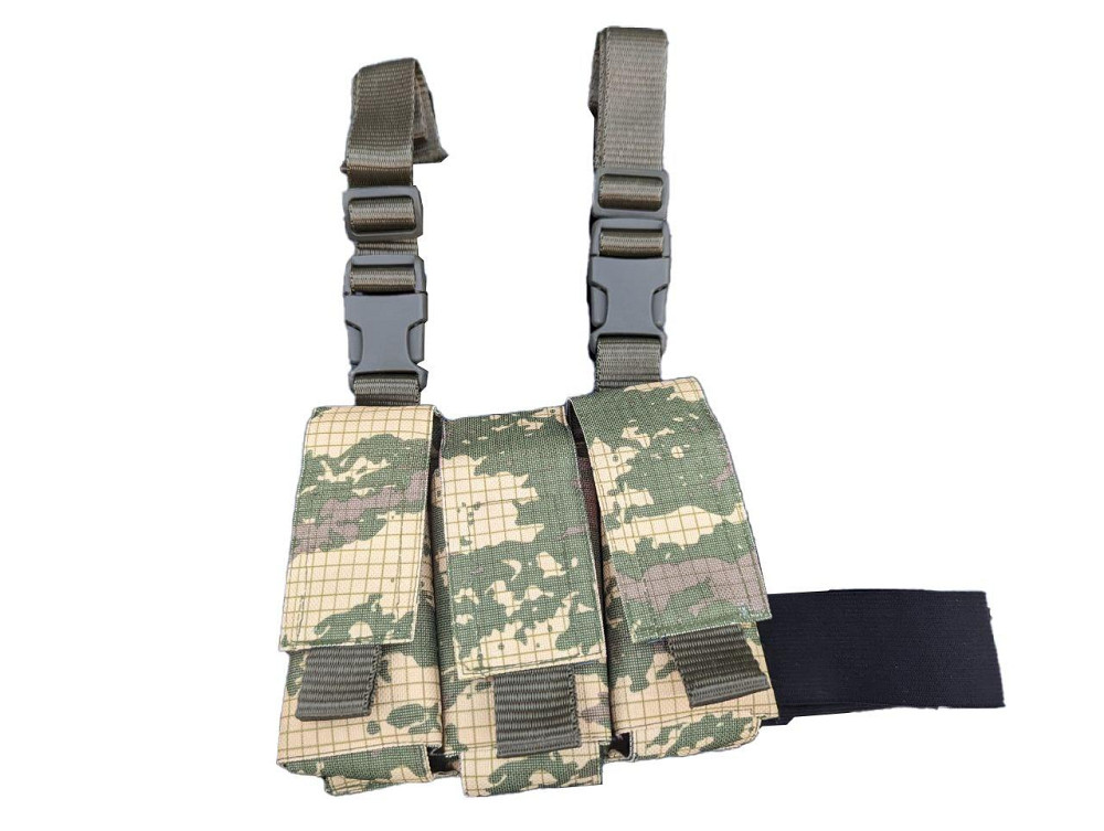 Підсумок ВОГ підгранатник на 3 гранати для РПС на стегно та пояс Кольори: Хижак, Олива (виробник) "K Днепр - изображение 1