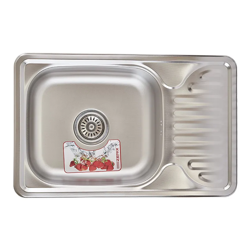 Мийка Zerix Z6642-08-180MD декор (ZM0616) для кухні Харків - фото 1