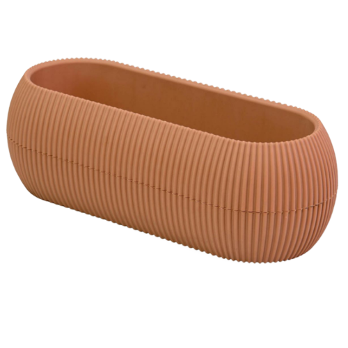 Вазон Mergan Saksi balkon 0,55 л коричневий ELIF Житомир - фото 1