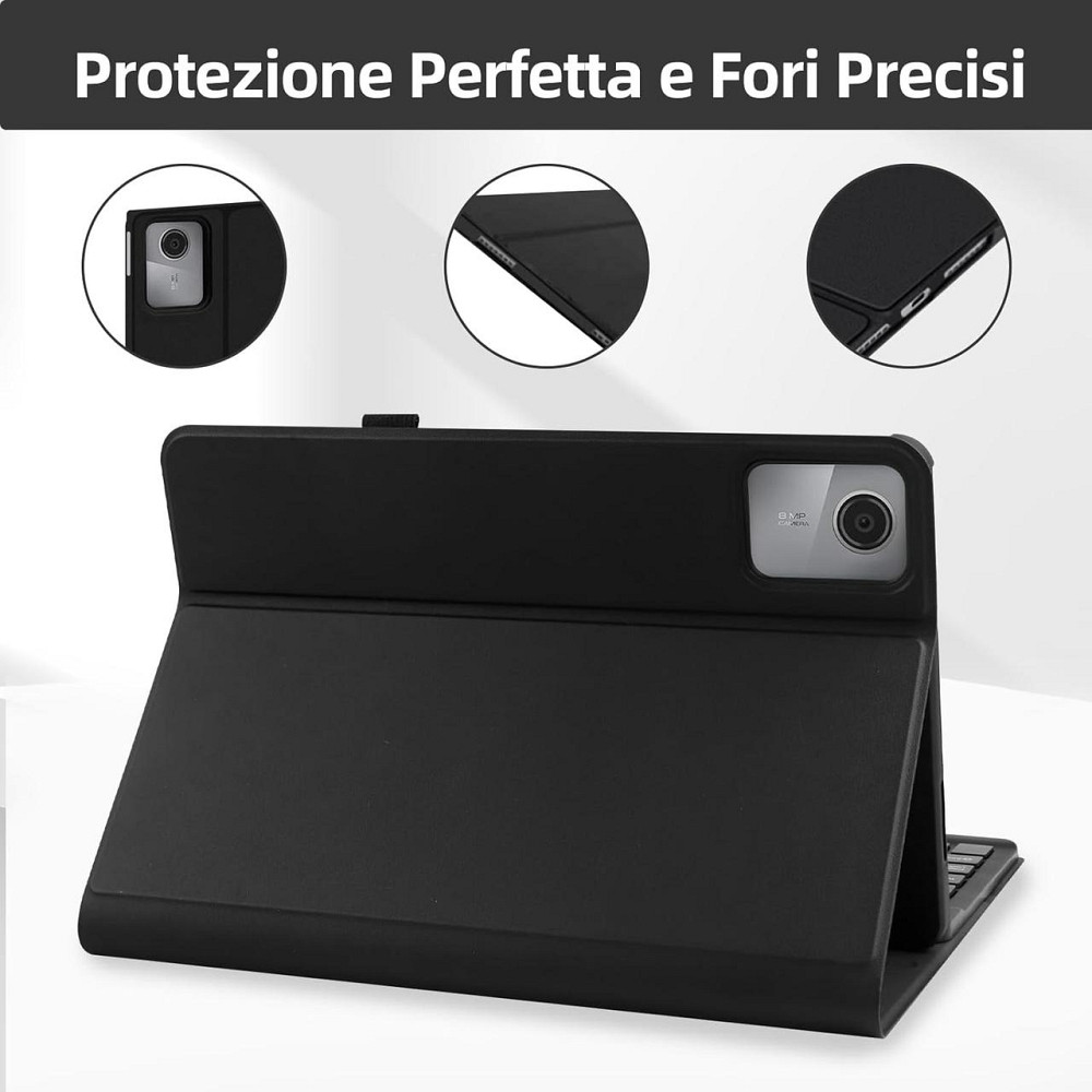 Чехол-клавиатура для планшета Lenovo Tab M11 11'' TB330XU, TB330FU захисний з тримачем для стилусу, чорний, QWERTY Київ - фото 7