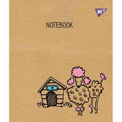 Тетрадь Yes А5 Sketch Animal Крафт 18 листов клетка (765078) Винница