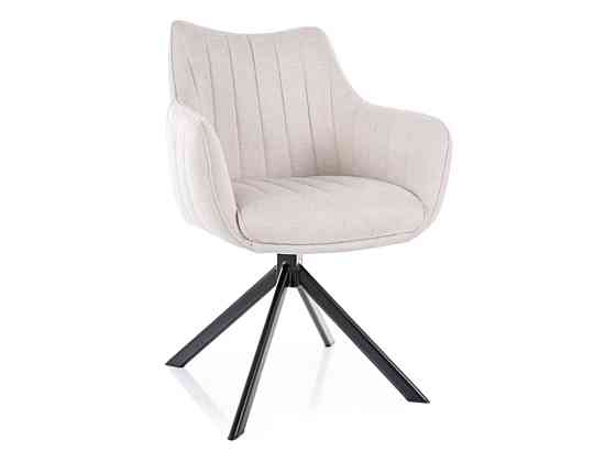 Стілець AZALIA BREGO чорний каркас/світлий беж 22 Киев