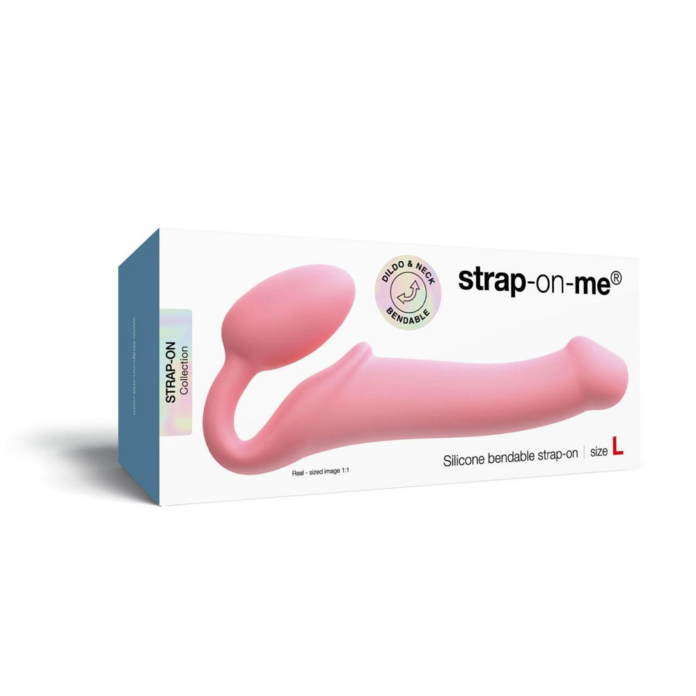 Безремневой страпон Strap-On-Me Rose L, полностью регулируемый, диаметр 3,7см Sex Aura Киев - изображение 7