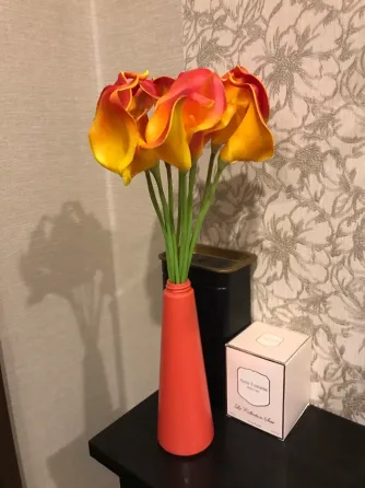 Штучні кали 5 штук 37 см помаранчевий Київ