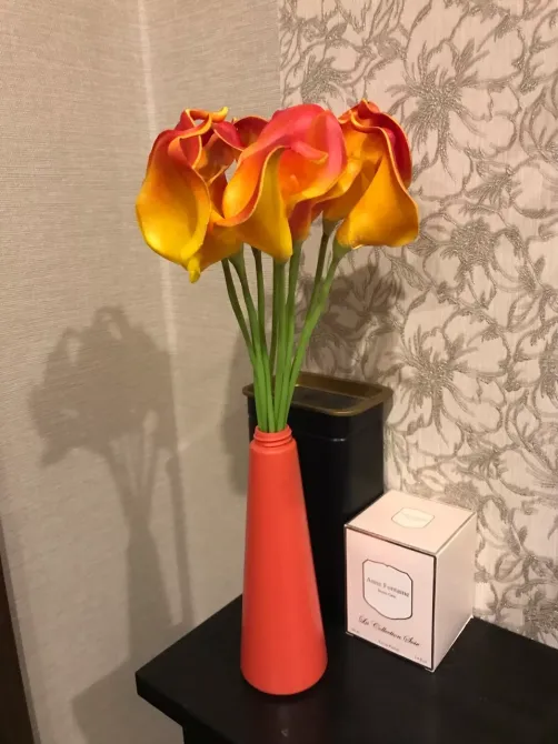 Штучні кали 5 штук 37 см помаранчевий Київ - фото 2