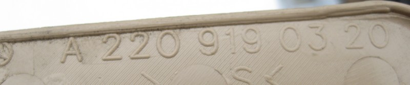 Mercedes-Benz  A2209190320 8K67 Внутрішня передня кришка санки лівого сидіння бежева S-Class W220 Одесса - изображение 2