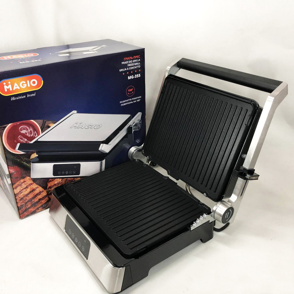 Гриль прижимной рифленый, Профессиональная электрическая бутербродница, Гриль двухсторонний контактный EU-22 Львов - изображение 11
