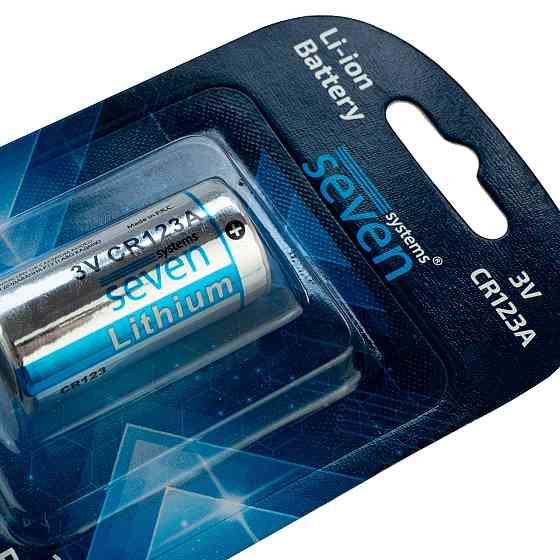 Батарейка SEVEN CR123A Lithium 3V 1 шт Київ