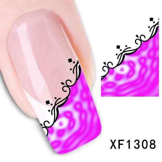 Наклейки для ногтей XF1308 Киев
