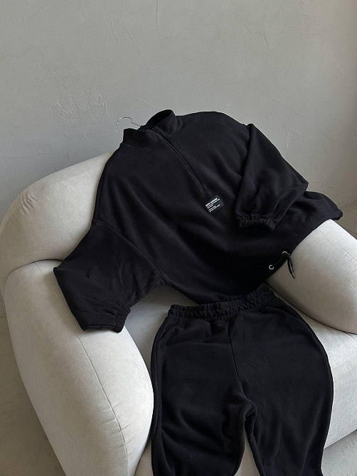 Жіночий повсякденний теплий флісовий костюм двійка  турецький двосторонній   фліс Одеса - фото 2