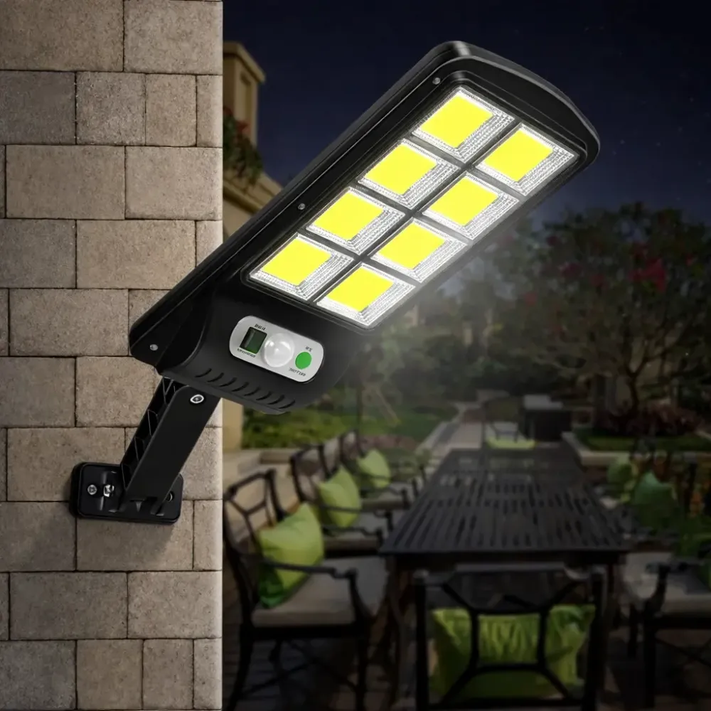 Уличный фонарь на столб Solar sensor light BK-120-8COB-B с датчиком движения и солнечной панелью Коломия - фото 1