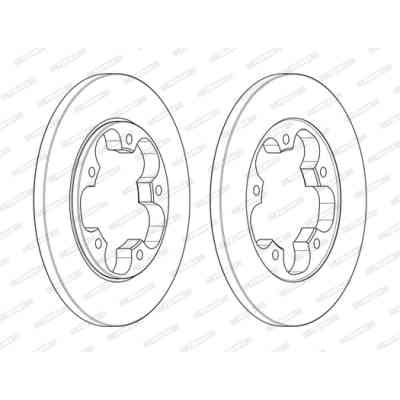 Тормозной диск FERODO DDF2484C Винница
