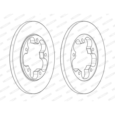 Тормозной диск FERODO DDF2484C Винница - изображение 2