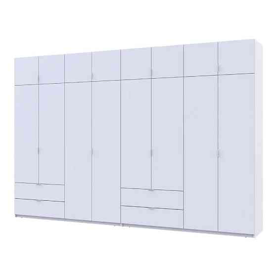 Шкаф для одежды Doros Лукас Белый 4+4 ДСП 360х50х240 DRS-011692 (42005142) Днепр