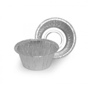 Контейнер из пищевой алюминиевой фольги Ø 80х39 мм 50 шт. Павлоград - изображение 2