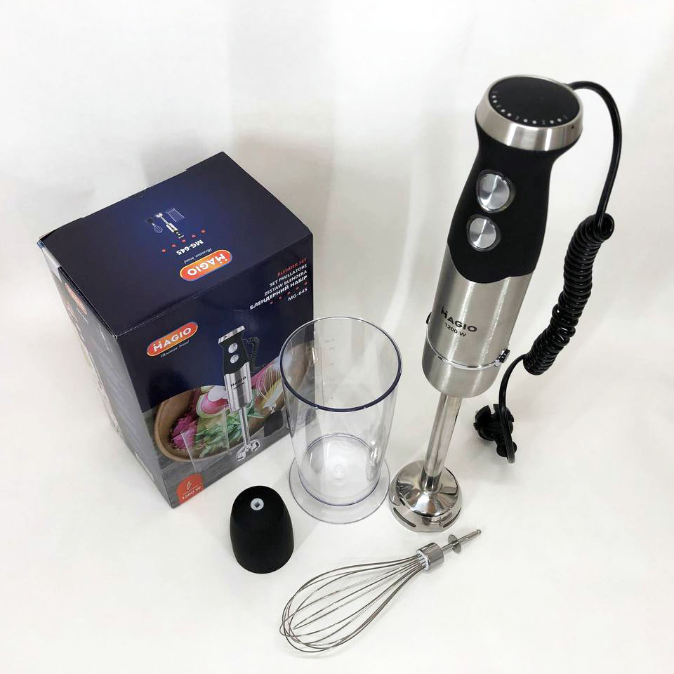Электрический блендер стационарный для смузи Magio, Блендер для взбивания крема и соусов CA-20 Львов - изображение 3