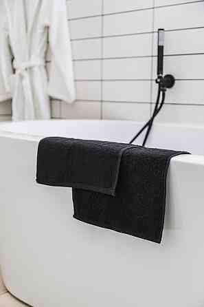 Ecotton Комплект рушників Ecotton 30х50 см махрові 6 шт. серветки для рук 380 г/м²чорний Black Коломыя