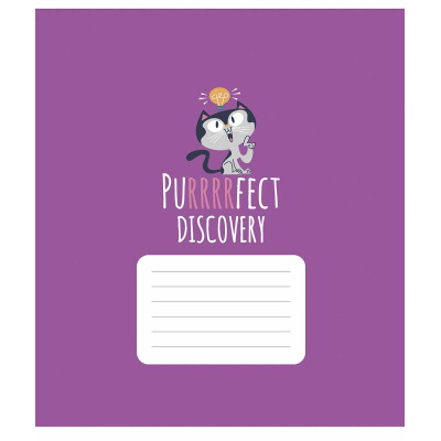 Зошит Школярик Purrrfect cats 24 аркуша клітинка (024-3562K) Вінниця - фото 1