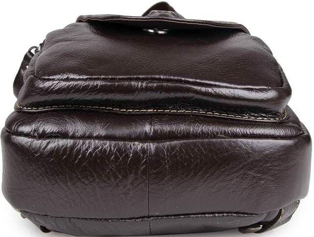 Сумка мужская Vintage 14559 из натуральной кожи Коричневая Киев - изображение 3