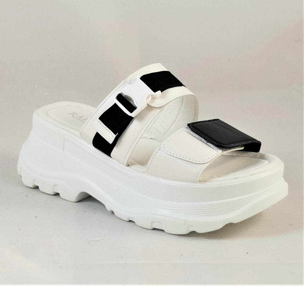 Шлёпанцы Тапочки Белые на Танкетке Женские на Платформе (размеры: 38,39,40,41) - 30-2 Днепр - изображение 6