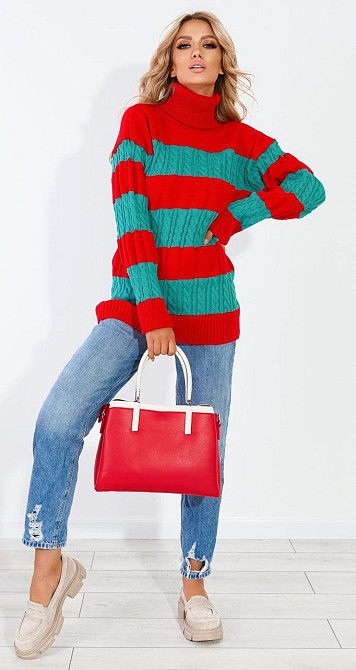 Подовжений светр (42-46) Київ - фото 2