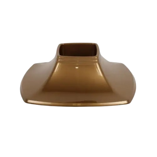 Стопа вази для квітів золотистий металік Ламела Житомир - фото 1