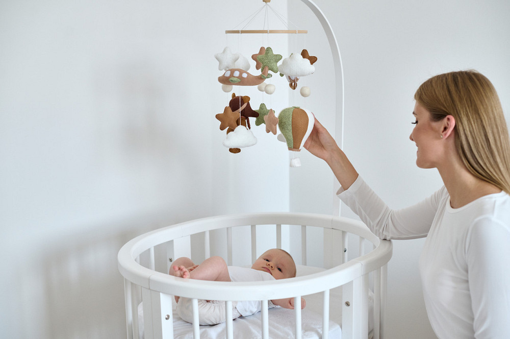 Мобіль на ліжечко WoollyFox «Ведмедик-льотчик» Київ - фото 8