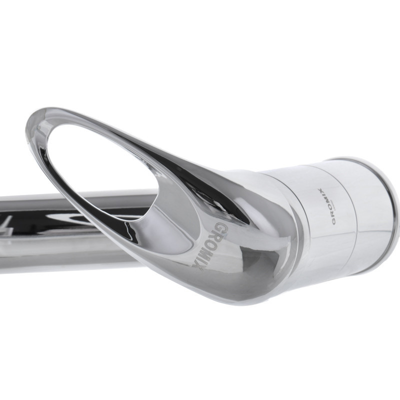 Смеситель для умывальника Gromix 004 с изливом 15 см (GR0005) Харьков - изображение 2