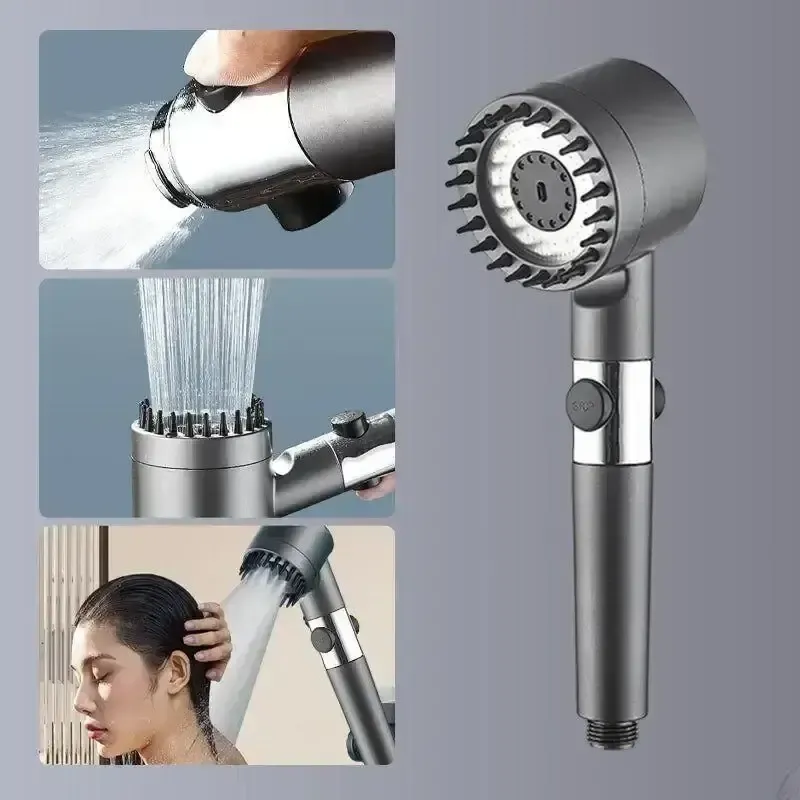 Массажная лейка с вращением 360° Turbocharged shower head Коломыя - изображение 2