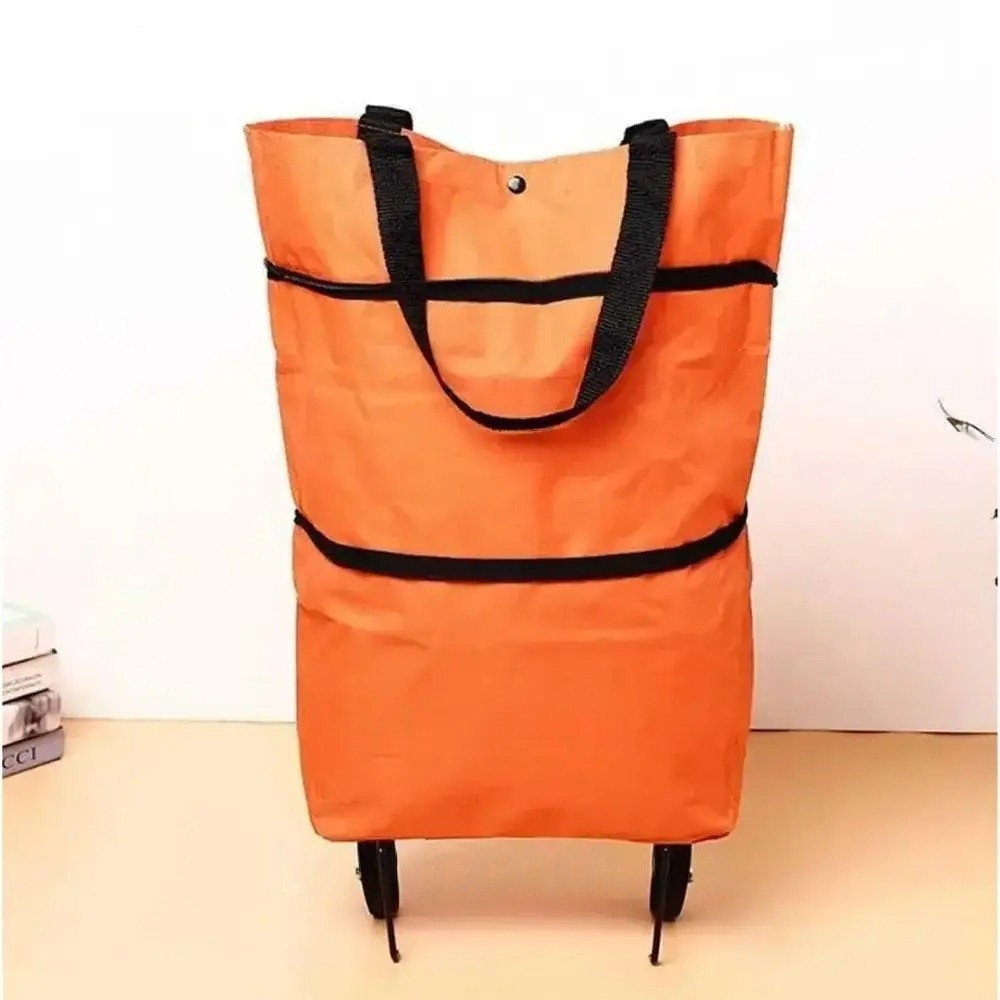 Сумка-візок на колесах 2в1,46х27х12 см,Помаранчева SBR Київ - фото 6