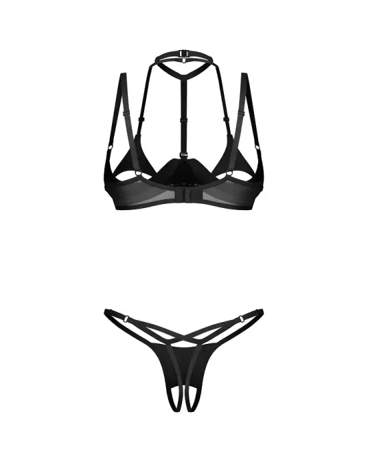 Комплект Obsessive Rolleya 2-pcs crotchless set L/XL Львів - фото 5