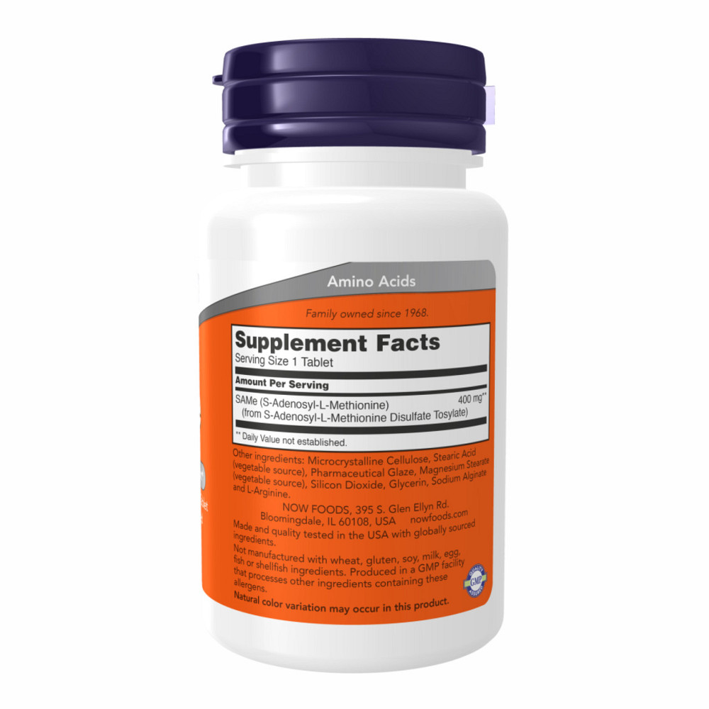 C-Аденозил-Л-Метионин Now Foods SAM-E 400mg 60 таб Киев - изображение 2
