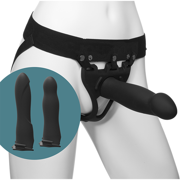 Набір для страпона Doc Johnson Body Extensions - BE Ready - Black (м'яте паковання!!!) Sex Aura Київ - фото 1