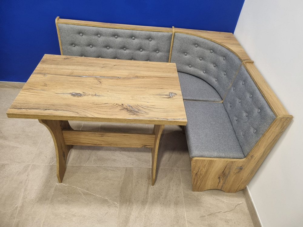 Куточок на кухню зі столом 154х114 см Дуб Флагшток ( комплект куток та стіл без табуреток!) Львів - фото 7