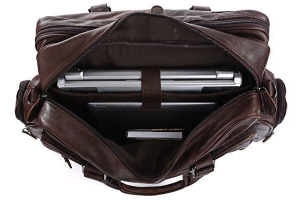 Сумка дорожня Vintage 14055 Коричнева Київ - фото 9