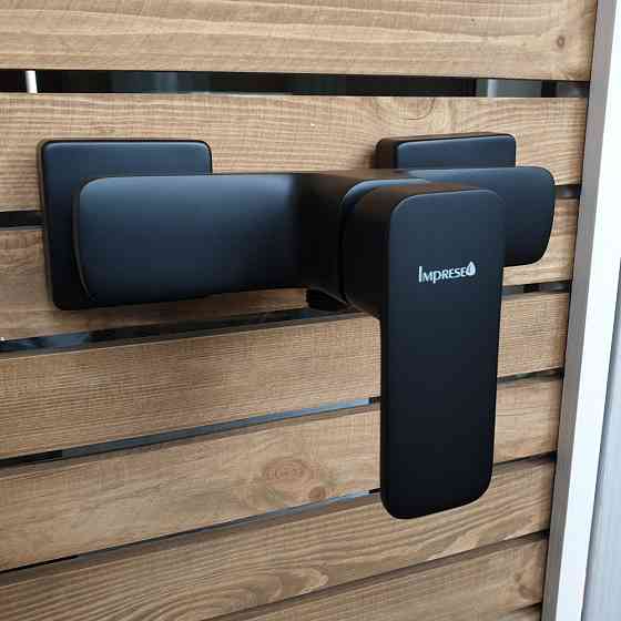 Змішувач для душу IMPRESE BILOVEC (15256) чорний Київ