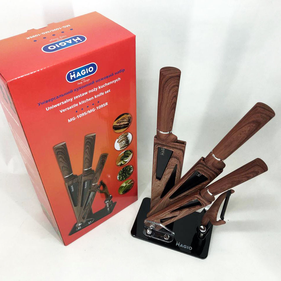 Топ кращих ножів для кухні, Набір литих кухонних ножів, Ножі для кухонних потреб Набори NR-26 Івано-Франківськ - фото 8
