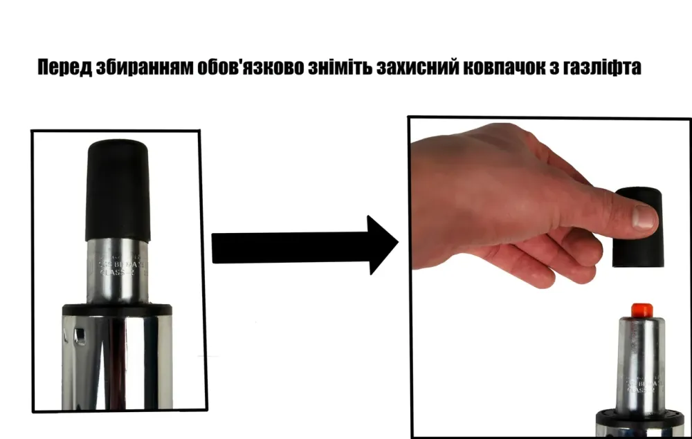 Барный стул со спинкой Bonro B-087 экокожа регулируемый стульчик кресло для кухни, барной стойки Белый Киев - изображение 9