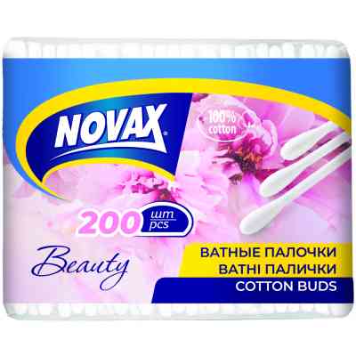 Ватные палочки Novax 200 шт. (4751023298849) Винница
