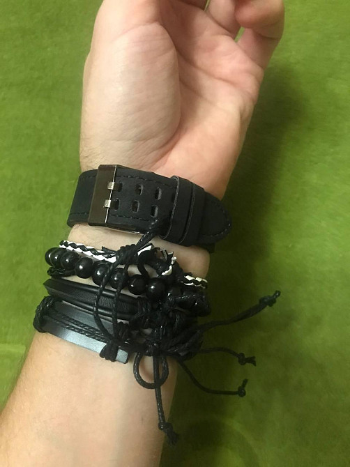 Часы мужские LIANDU Black + браслеты Киев - изображение 6